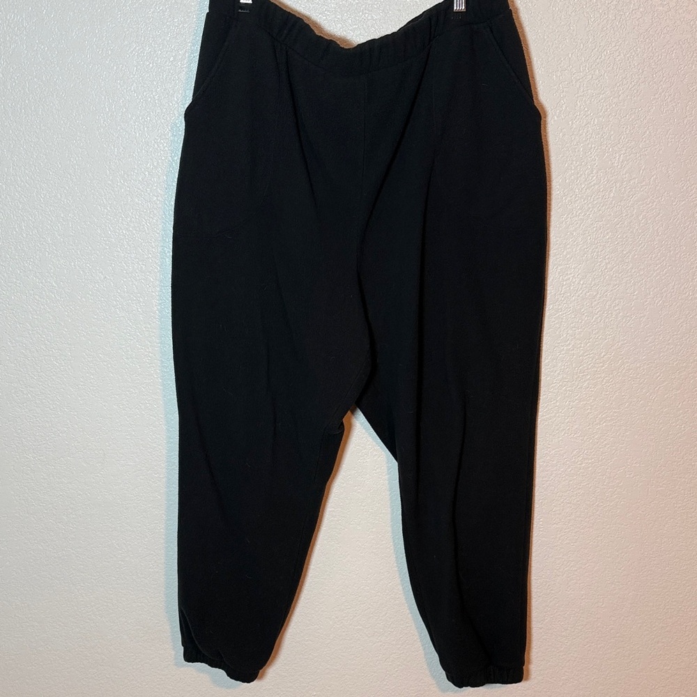 Zella Black Fleece Sweatpants With Pockets Size 2X